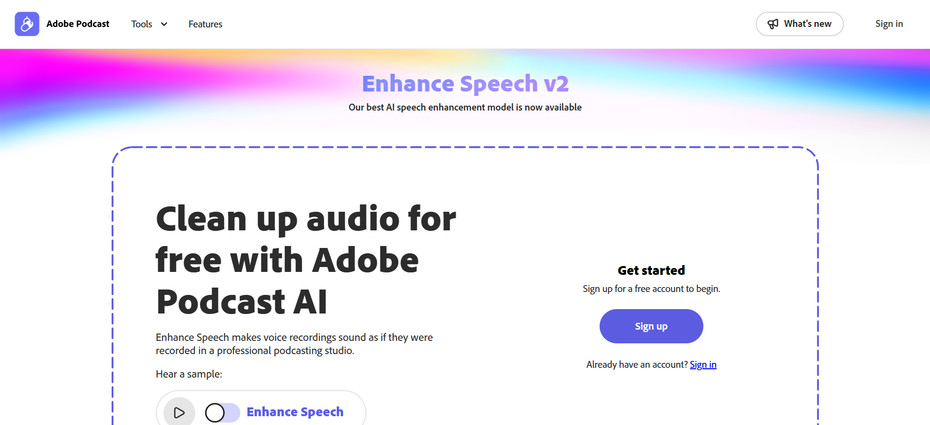 Top 5 AI Noise Remover Tools - Adobe Enhance
