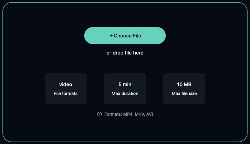 Step 1 Upload Your Video File