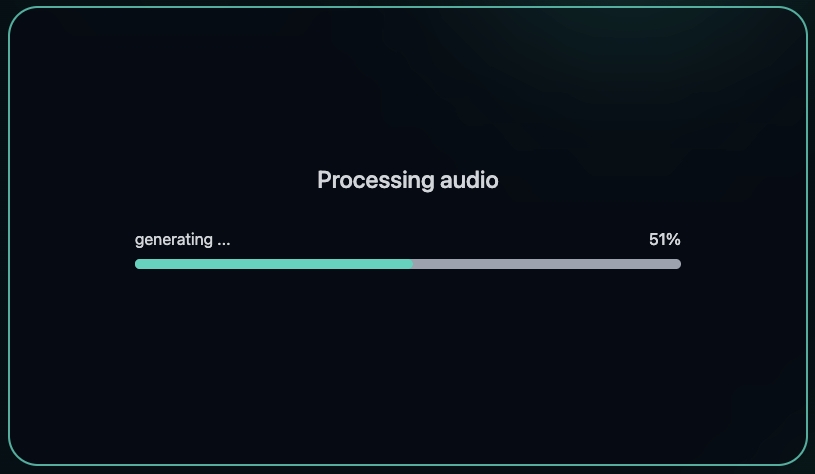 Step 2 Wait for AI to Process