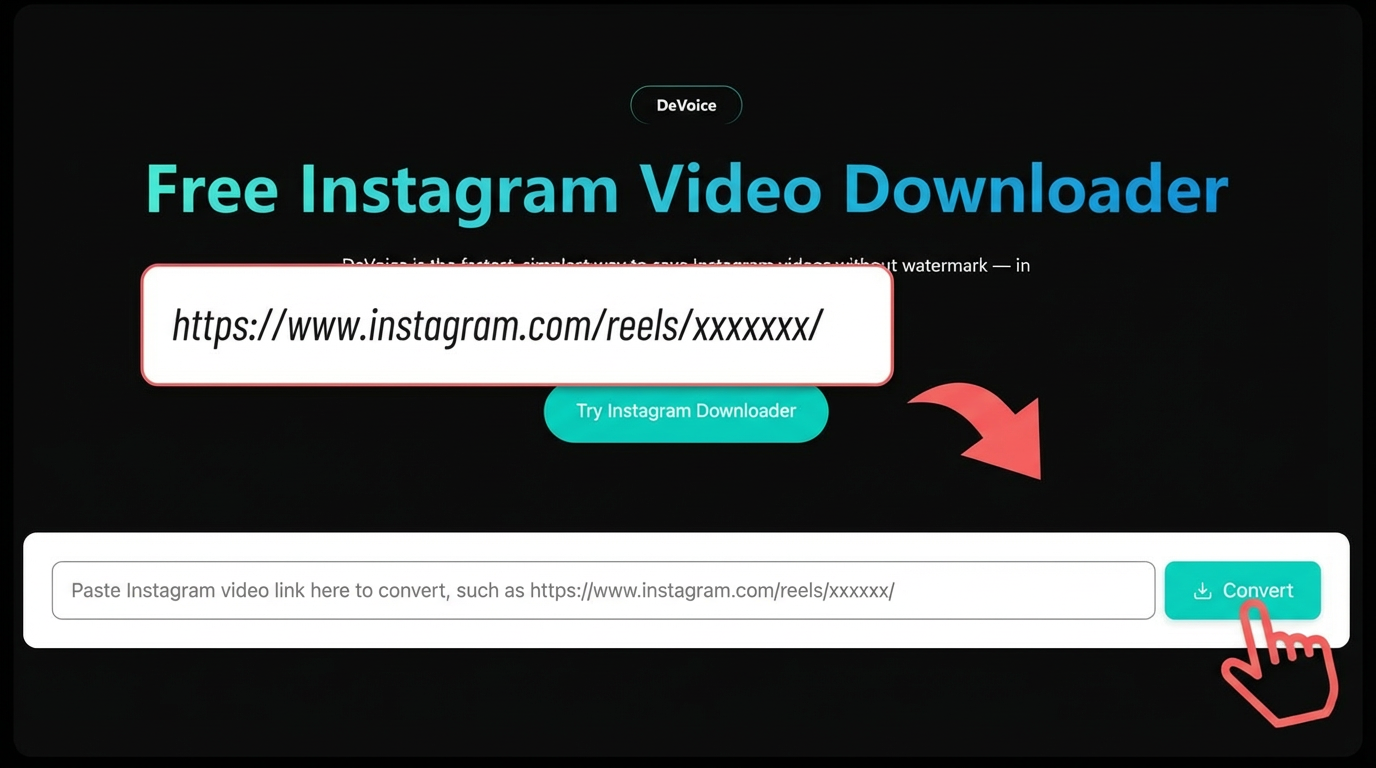 Step 2: Click Download and Let DeVoice Process