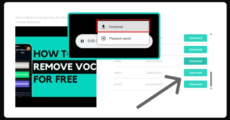 Step 3: Choose MP3 Quality and Download
